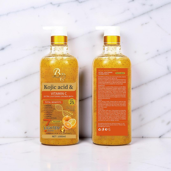 Kojic Acid and Vitamin C Face & Body Wash