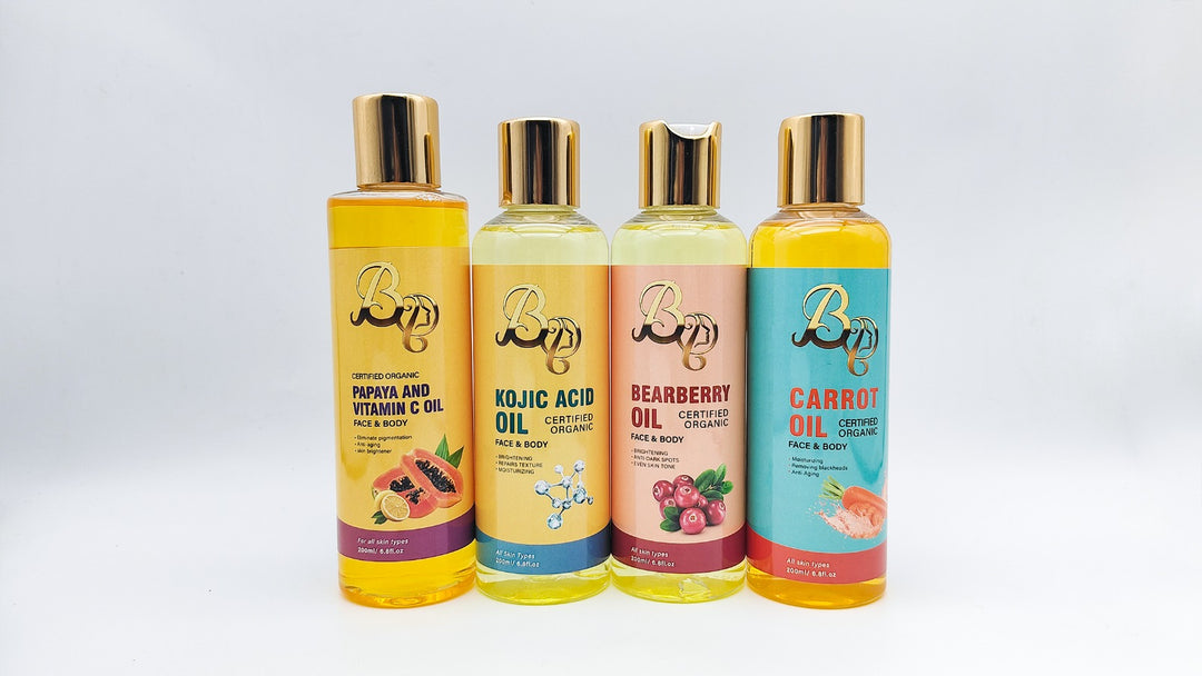 Kojic Acid Oil - Organic Brightening Kojic Acid Body Oil